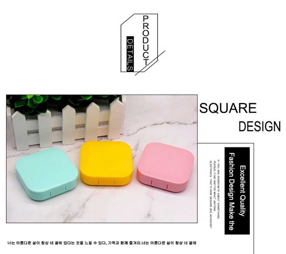Barrel Case Contact Lens
