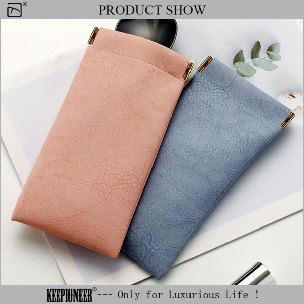 Leather Pouch For Glasses