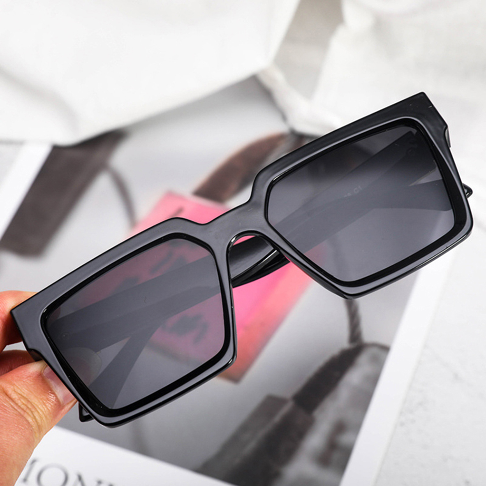 Black Square Designer Sunglasses