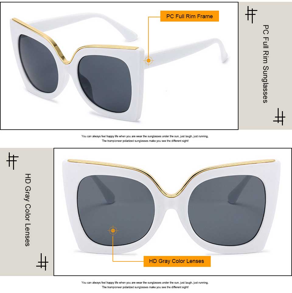 Big Black Square Sunglasses