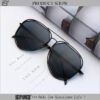 Black Aviator Sunglasses
