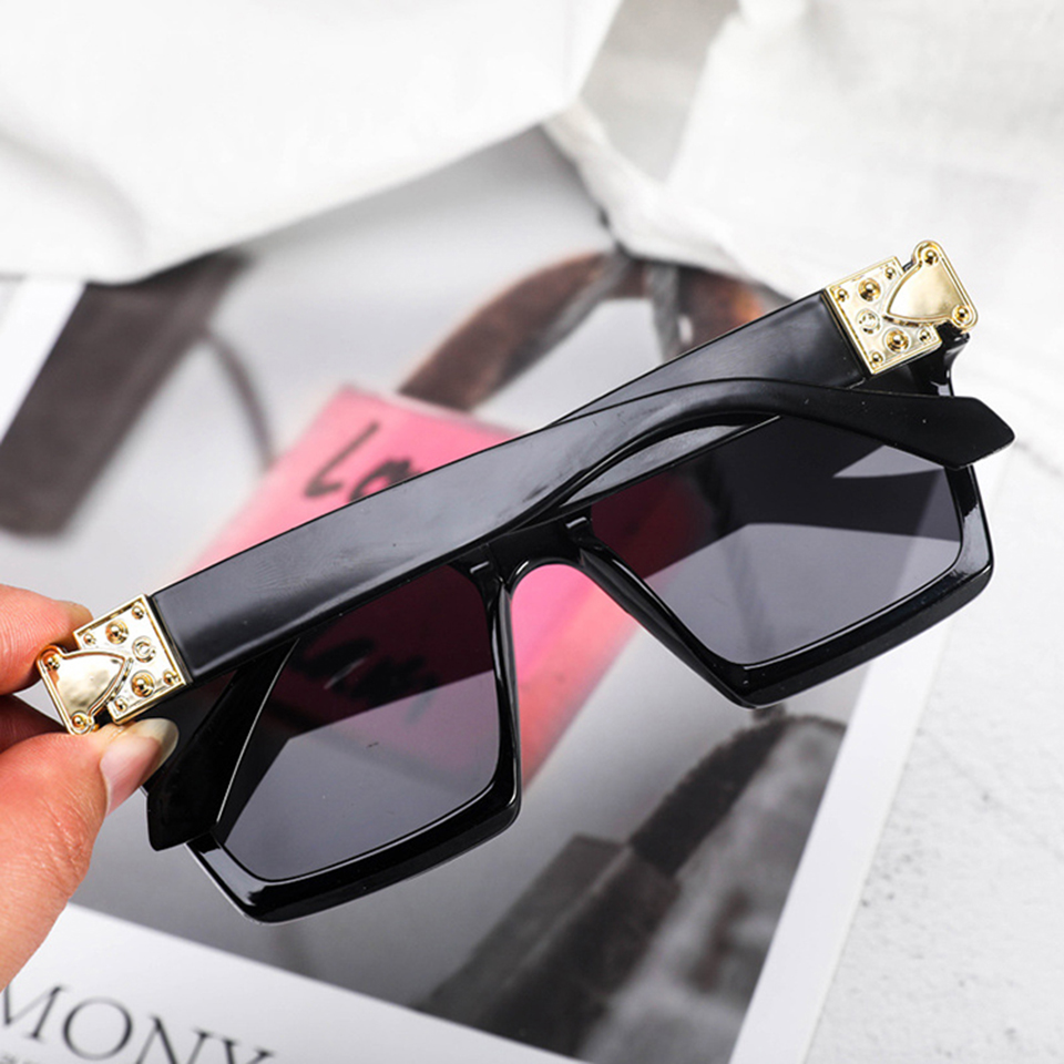 Black Square Designer Sunglasses