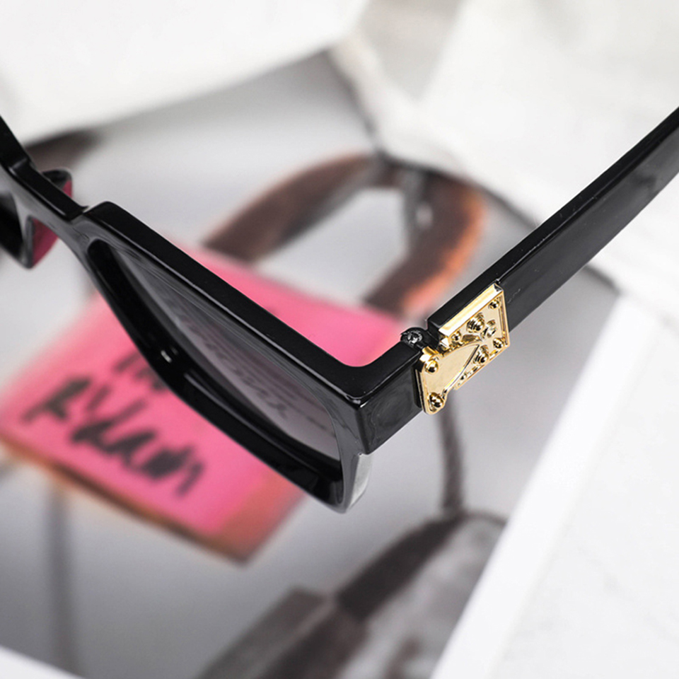 Black Square Designer Sunglasses