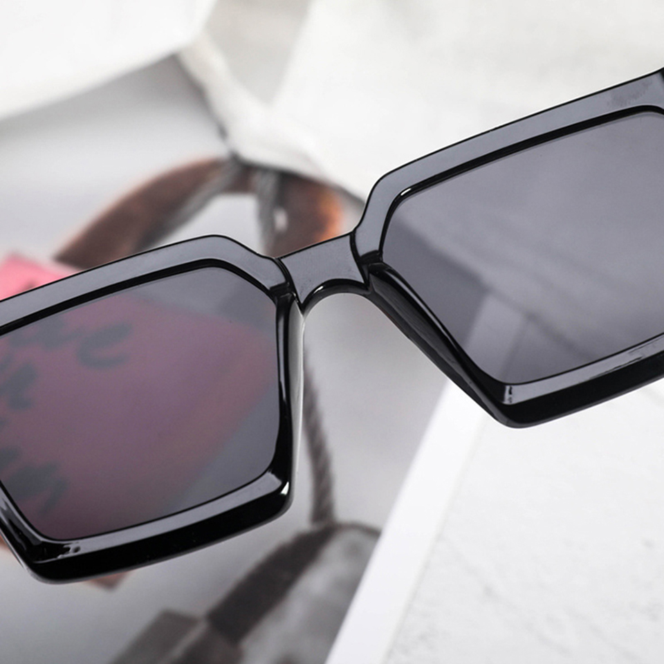Black Square Designer Sunglasses