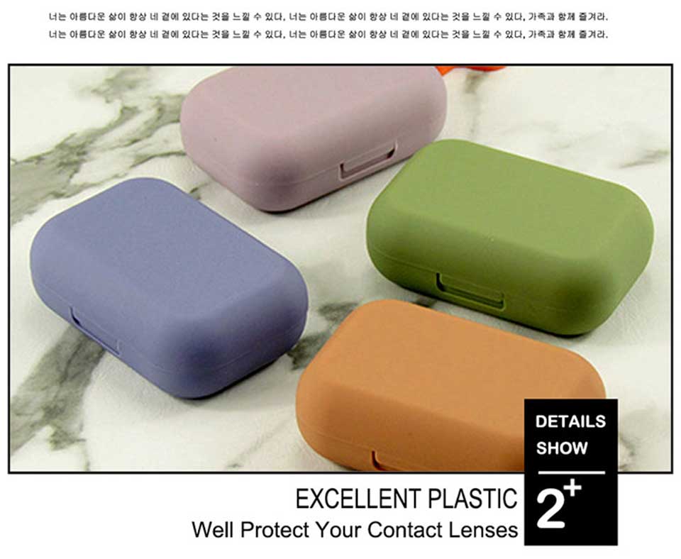 Contact Lens Case Made Of Glass
