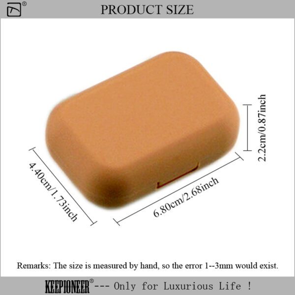 Contact Lens Case With Tweezers
