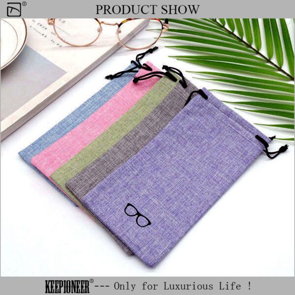 Drawstring Eyeglass Pouch