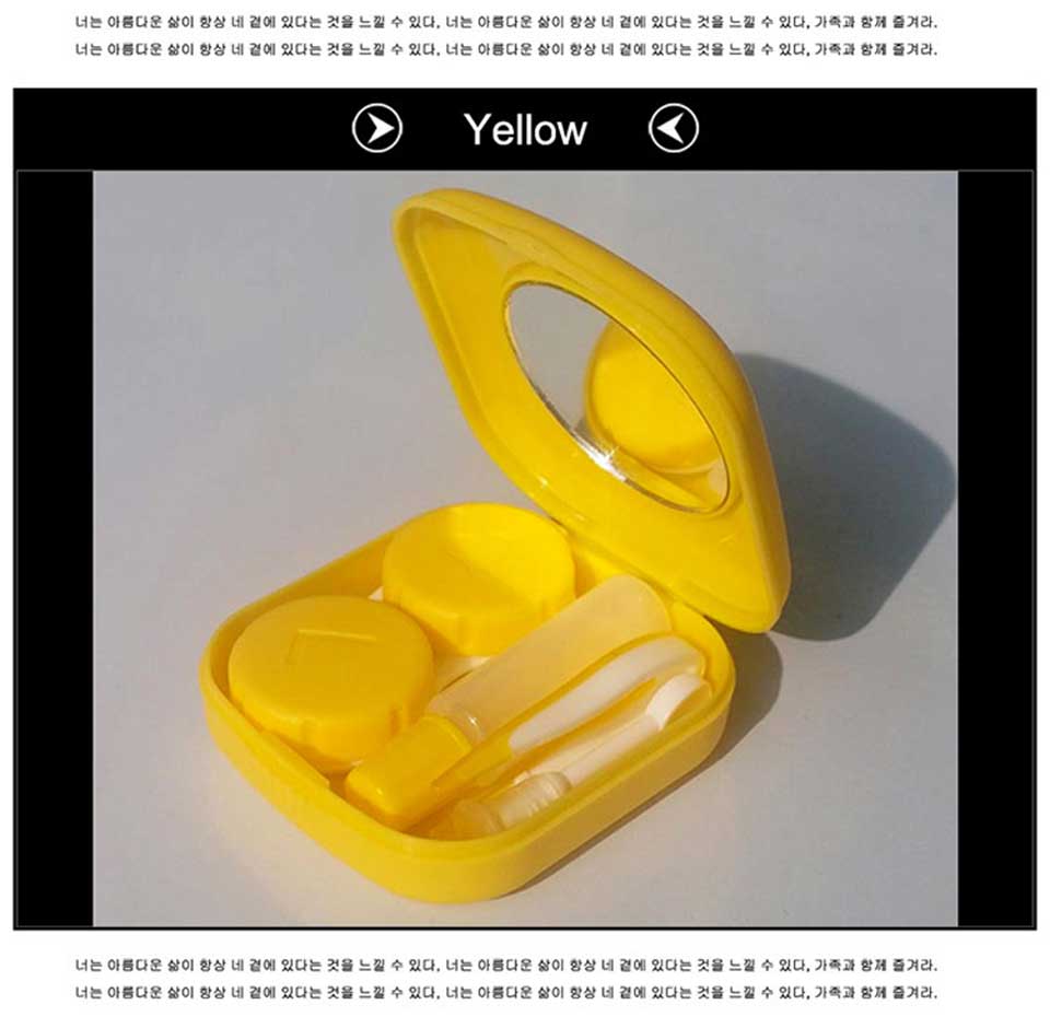 Dual Glasses And Contacts Case