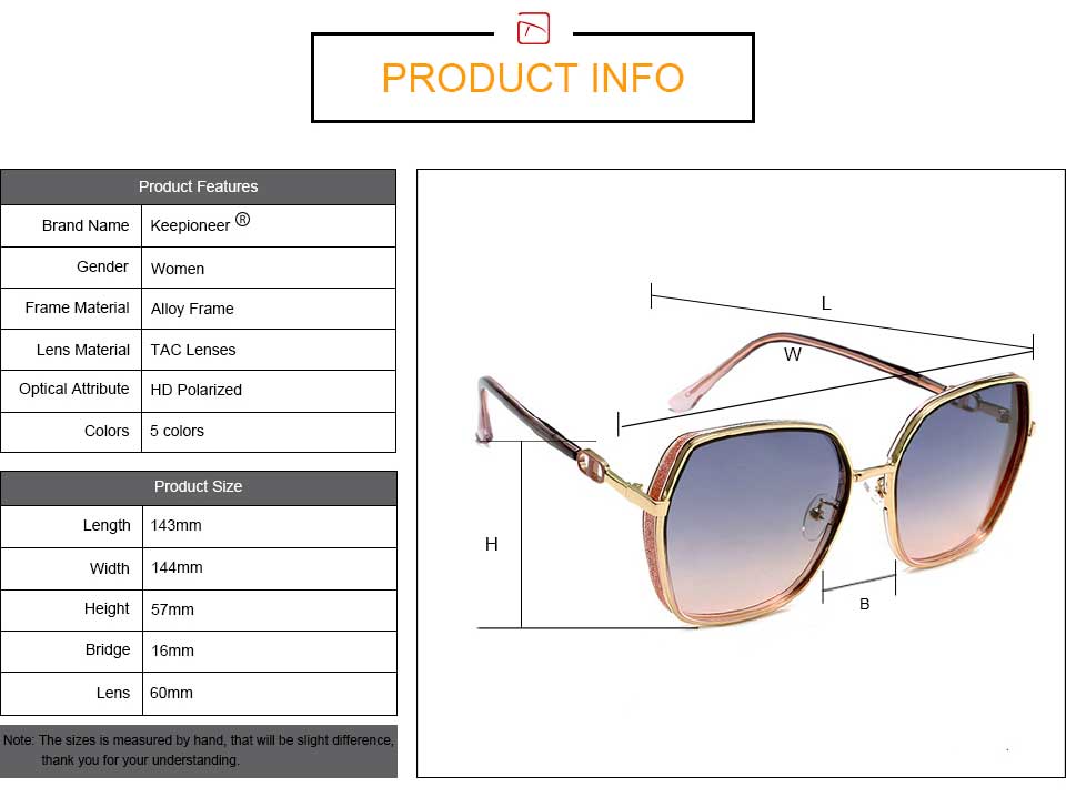 Large Polarized Sunglasses
