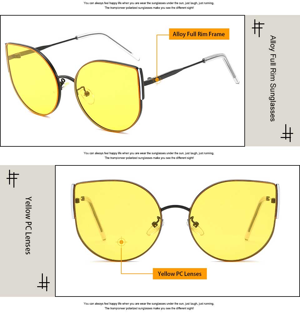 Metal Cat Eye Glasses