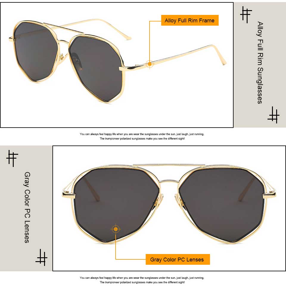 Oversized Aviator Glasses