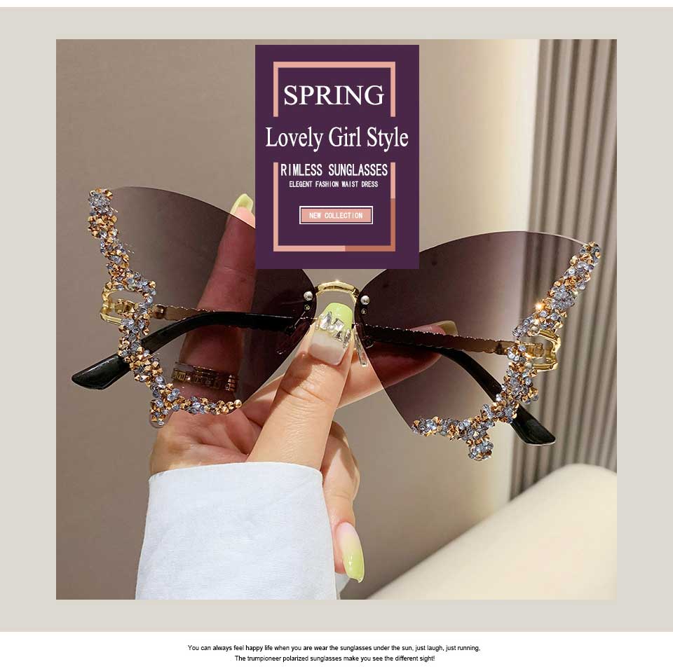 Oversized Butterfly Glasses