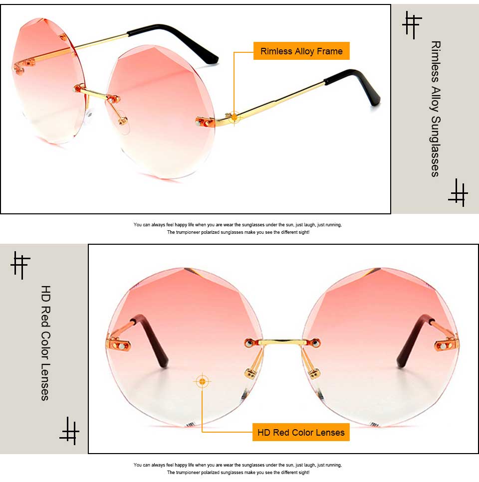 Oversized Glasses Womens