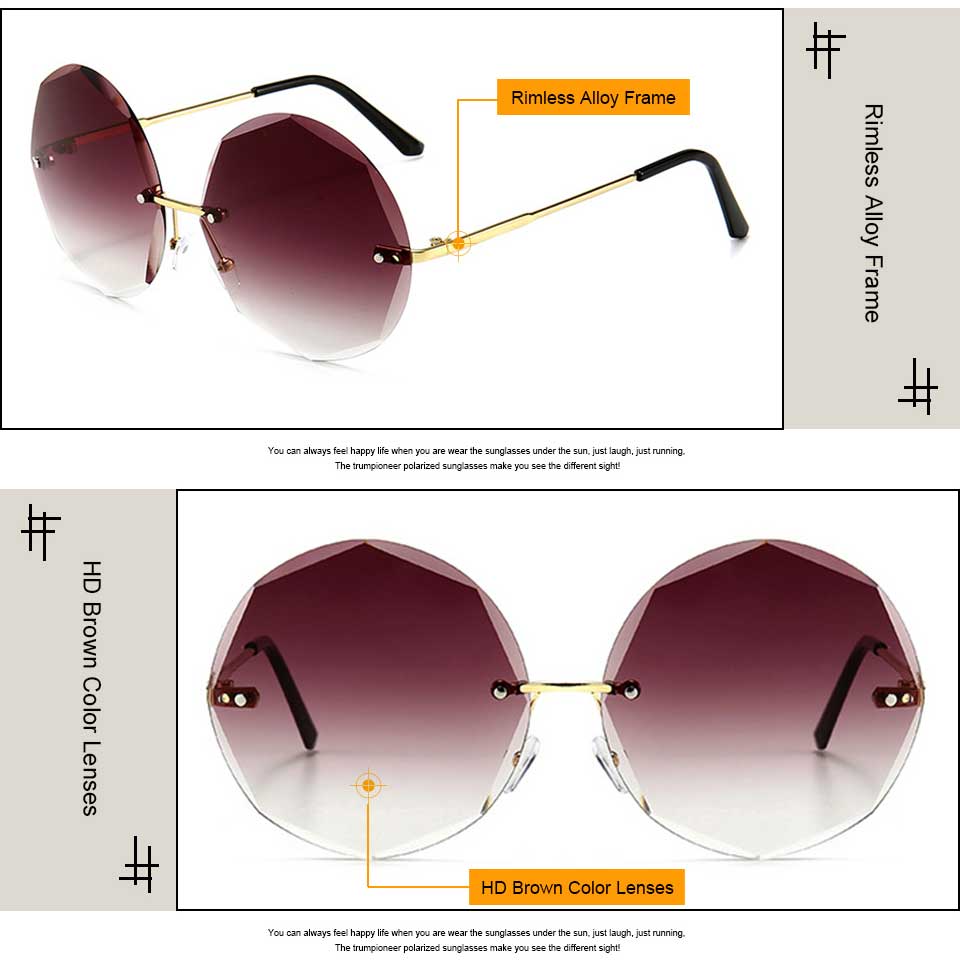 Pink Round Sunglasses