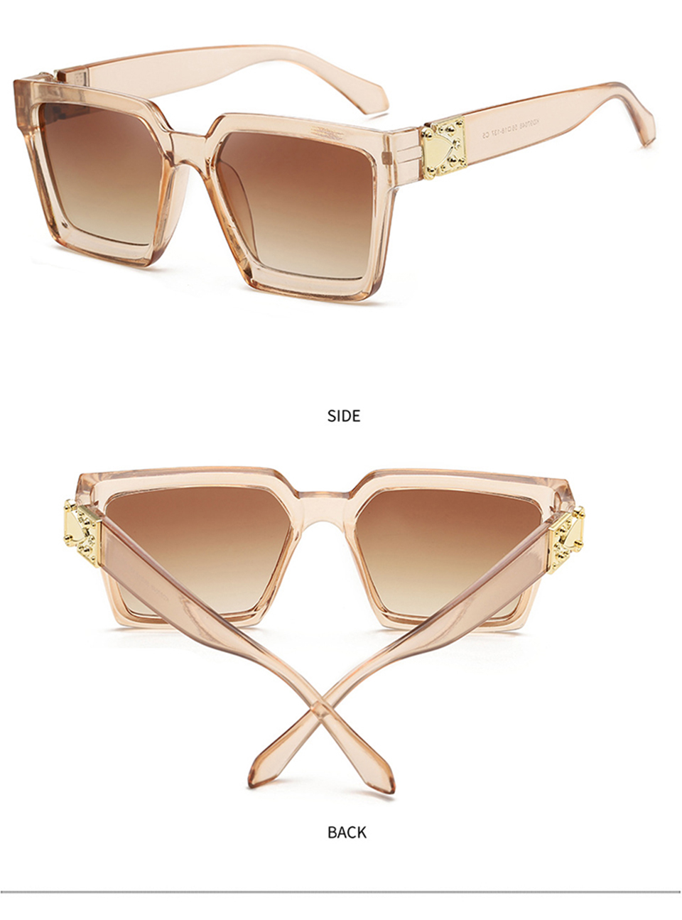 Pink Visor Sunglasses