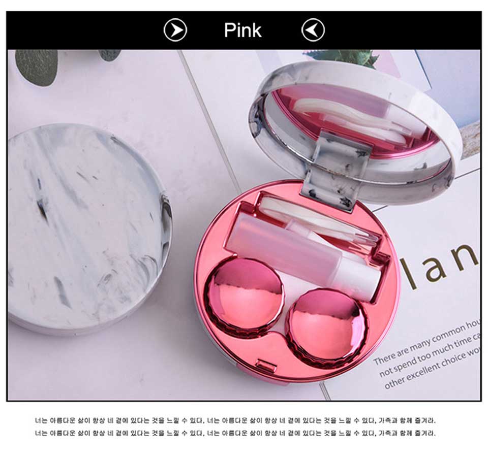 Plastic Portable Contact Lens Case