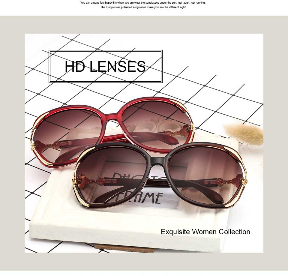 Red Oval Sunglasses