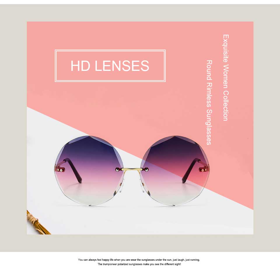 Rimless Sunglasses Designer