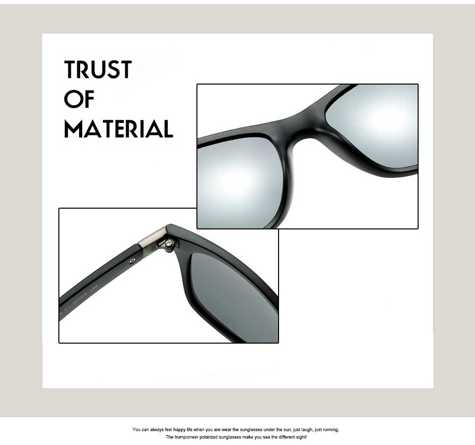 White Polarized Sunglasses