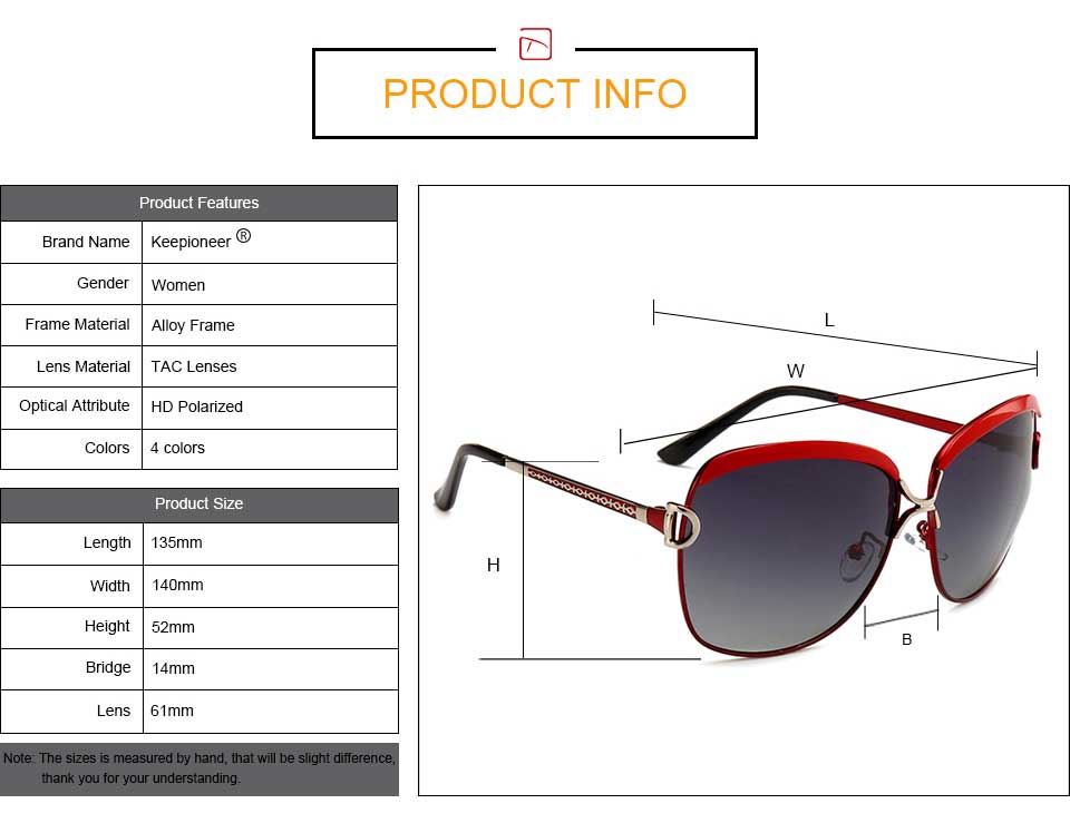 Women's Oversized Polarized Sunglasses