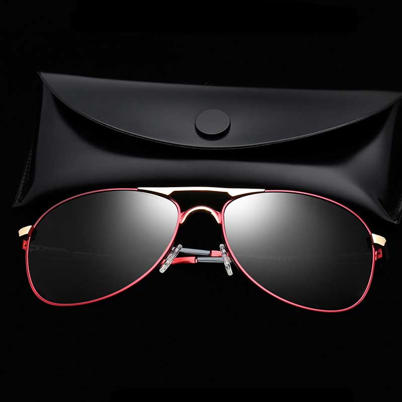 Black Aviator Sunglasses