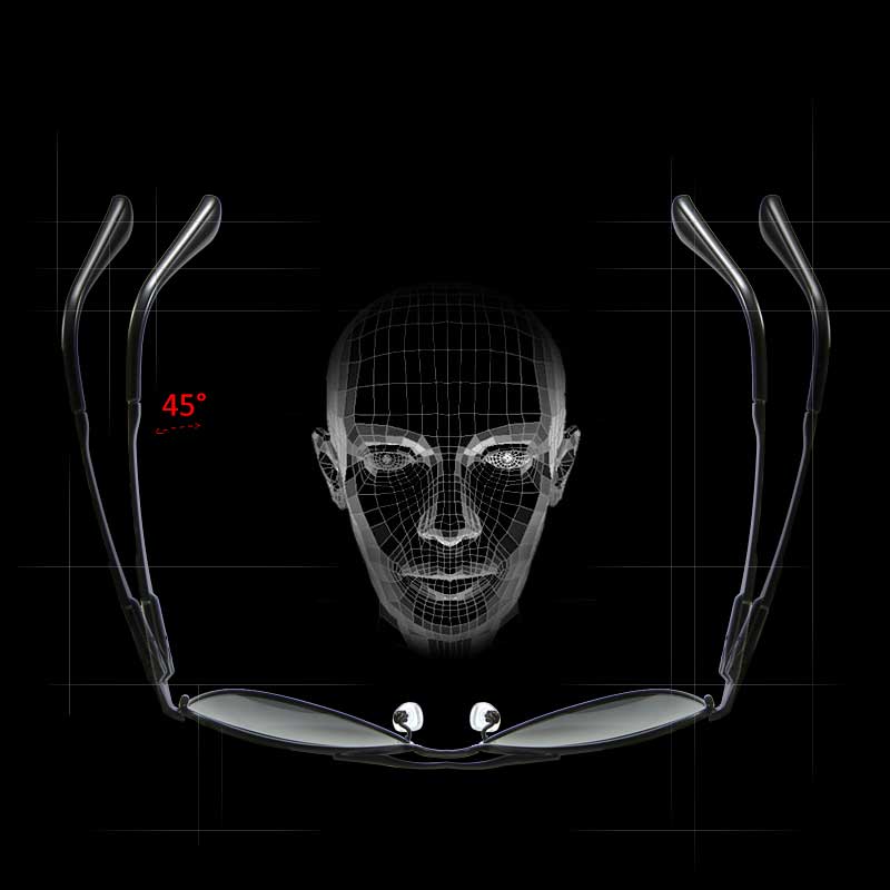 Black Aviator Sunglasses