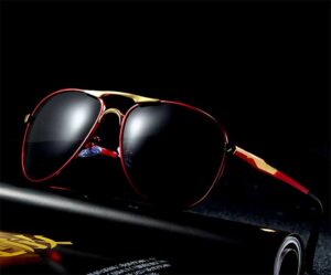 Black Aviator Sunglasses