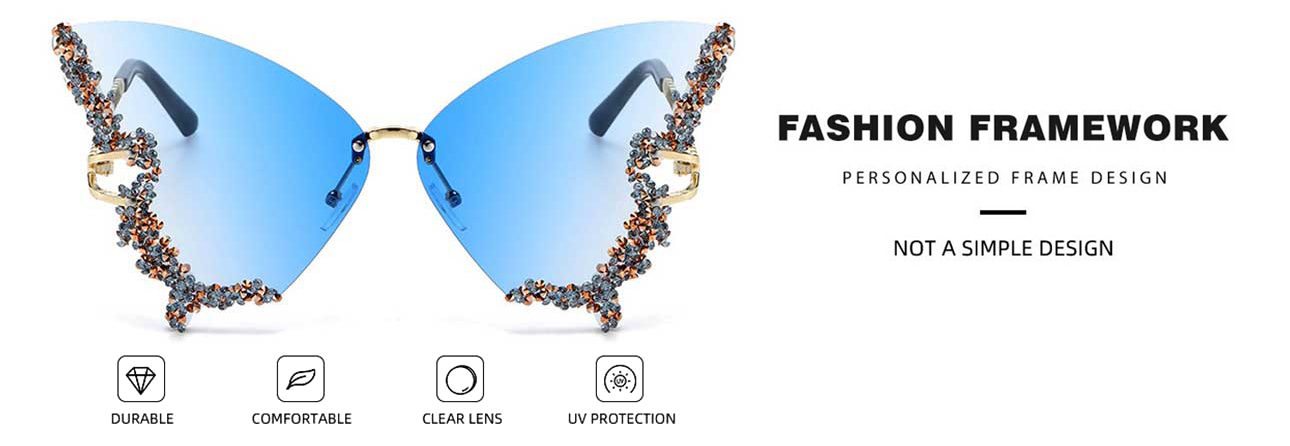Butterfly Shape Sunglasses
