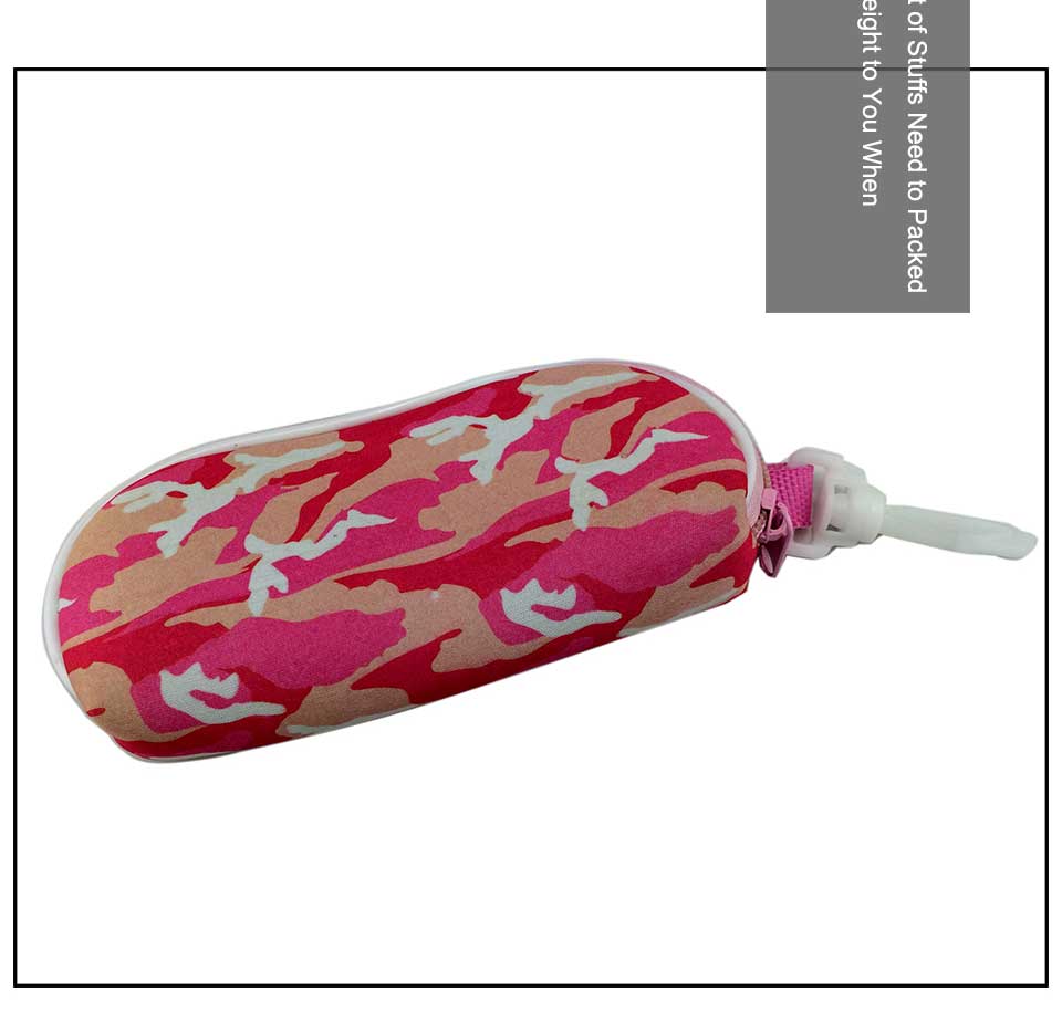 Lay Flat Drawstring Makeup Bag