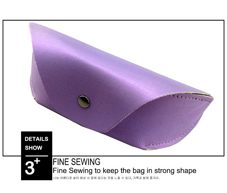 Leather Eyeglass Case With Clip
