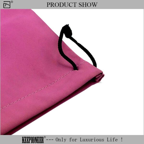 Leather Pouch With Drawstring