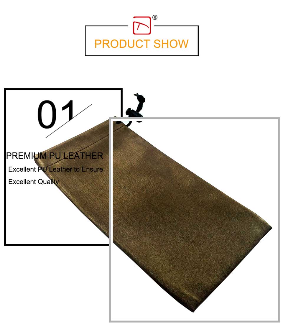 Leather Drawstring Pouch