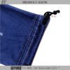 Small Black Drawstring Bag