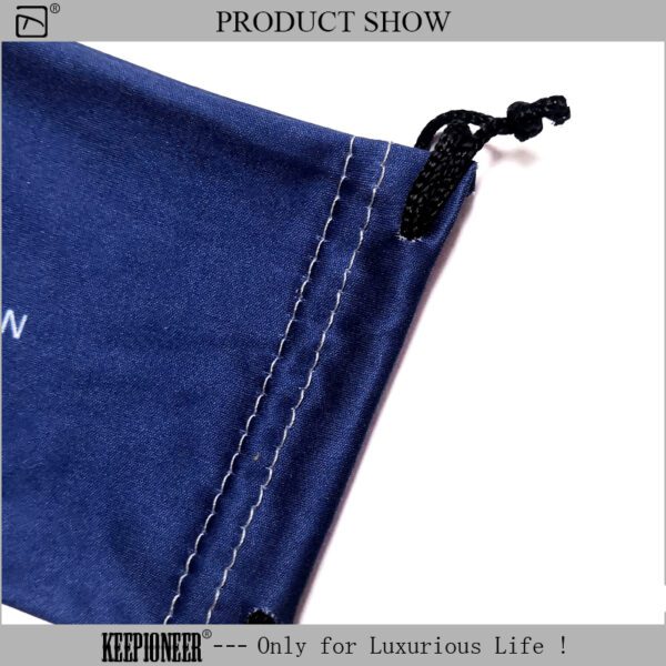 Small Black Drawstring Bag