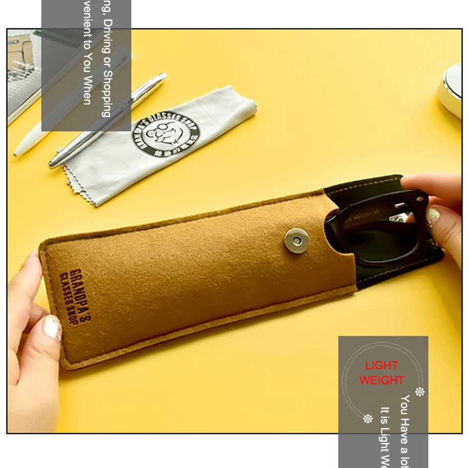 Felt Sunglasses Bag