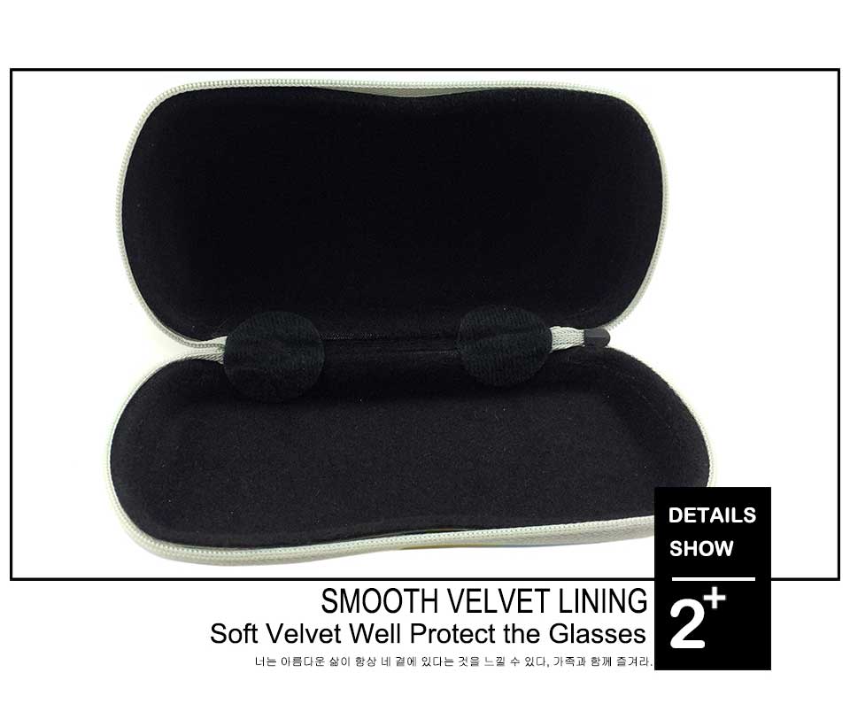 Soft Leather Double Glasses Case
