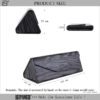 Black Leather Eyeglass Case