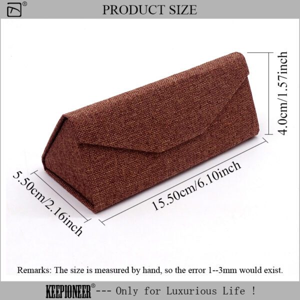 Folding Triangle Glasses Case