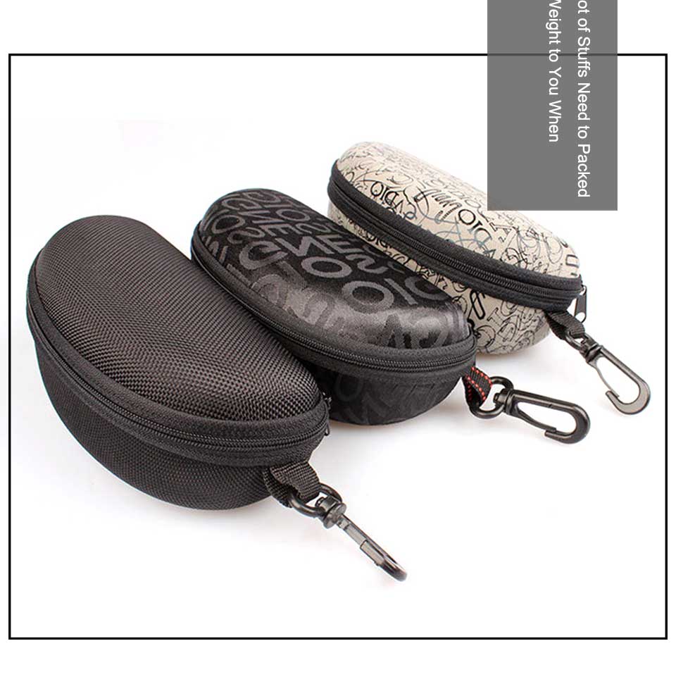 Glasses Case With Contact Holder