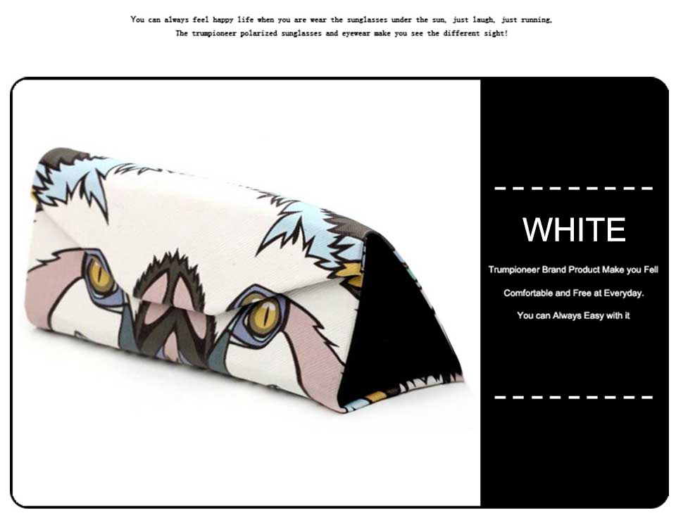 White Sunglass Case