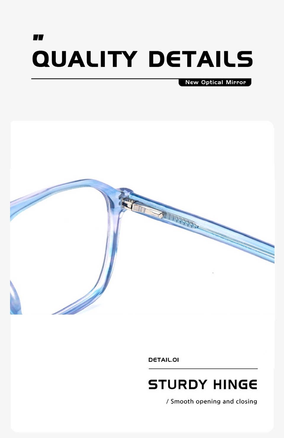 Acetate And Metal Glasses