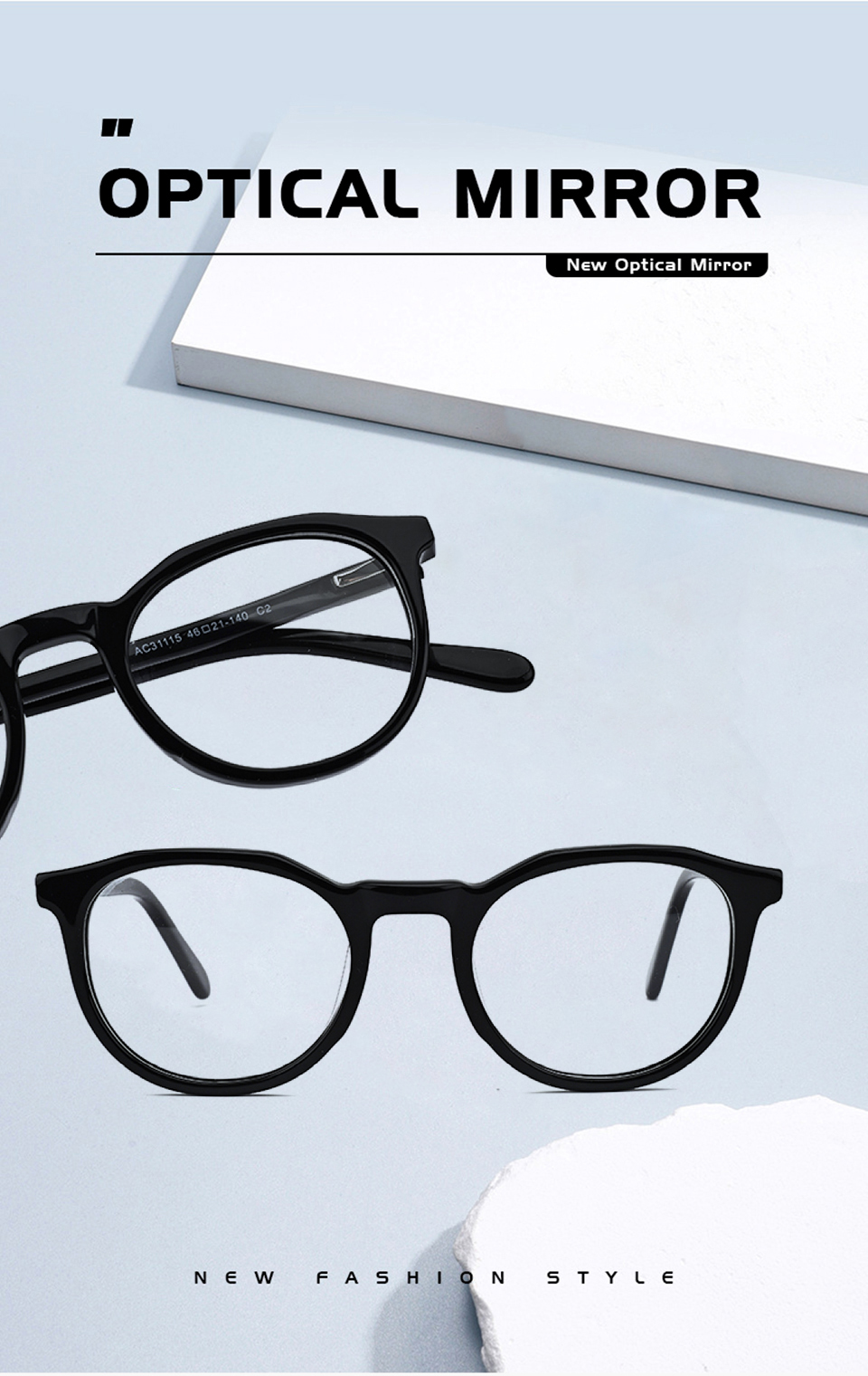 Cellulose Acetate Eyeglass Frames
