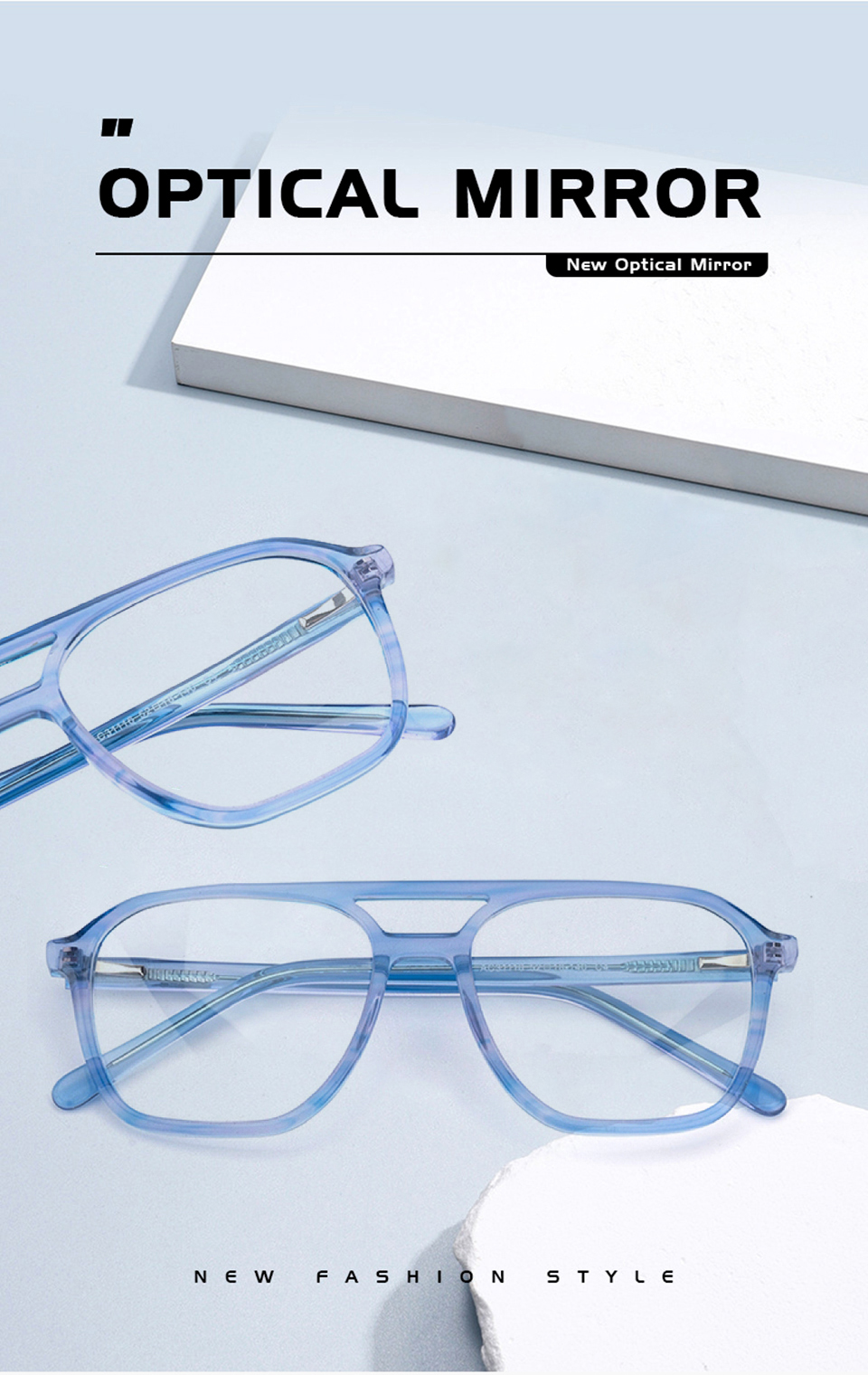 Colored Acetate Glasses