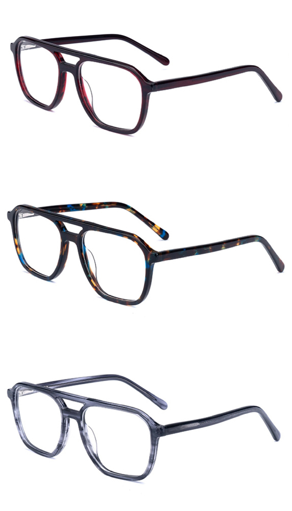 Grey Acetate Glasses