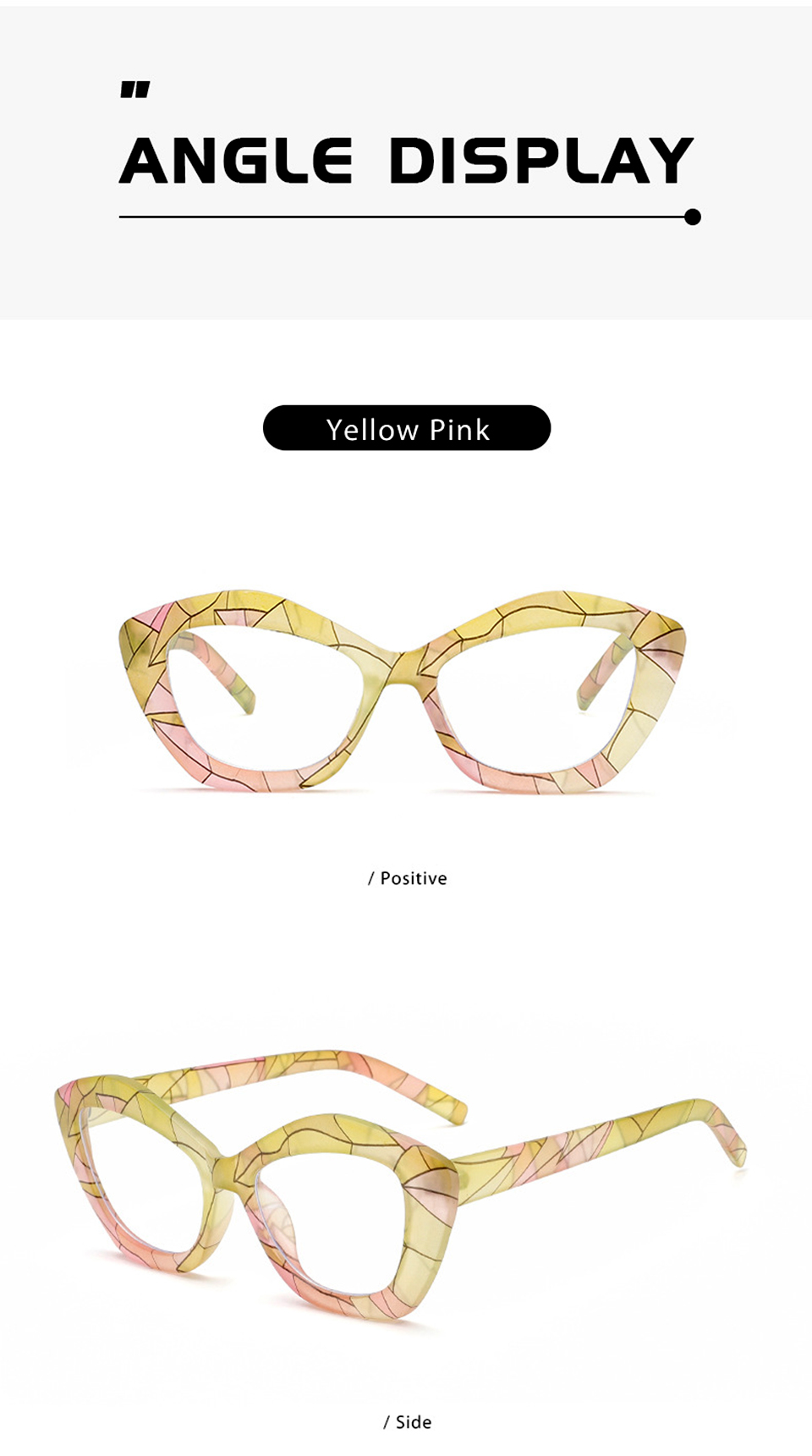 Oversized Cat Eye Reading Glasses