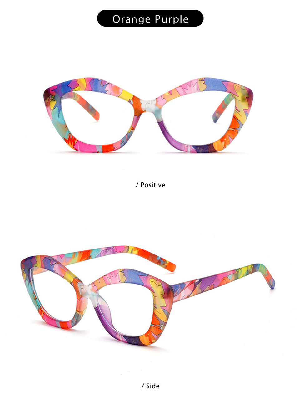 Pink Cat Eye Glasses