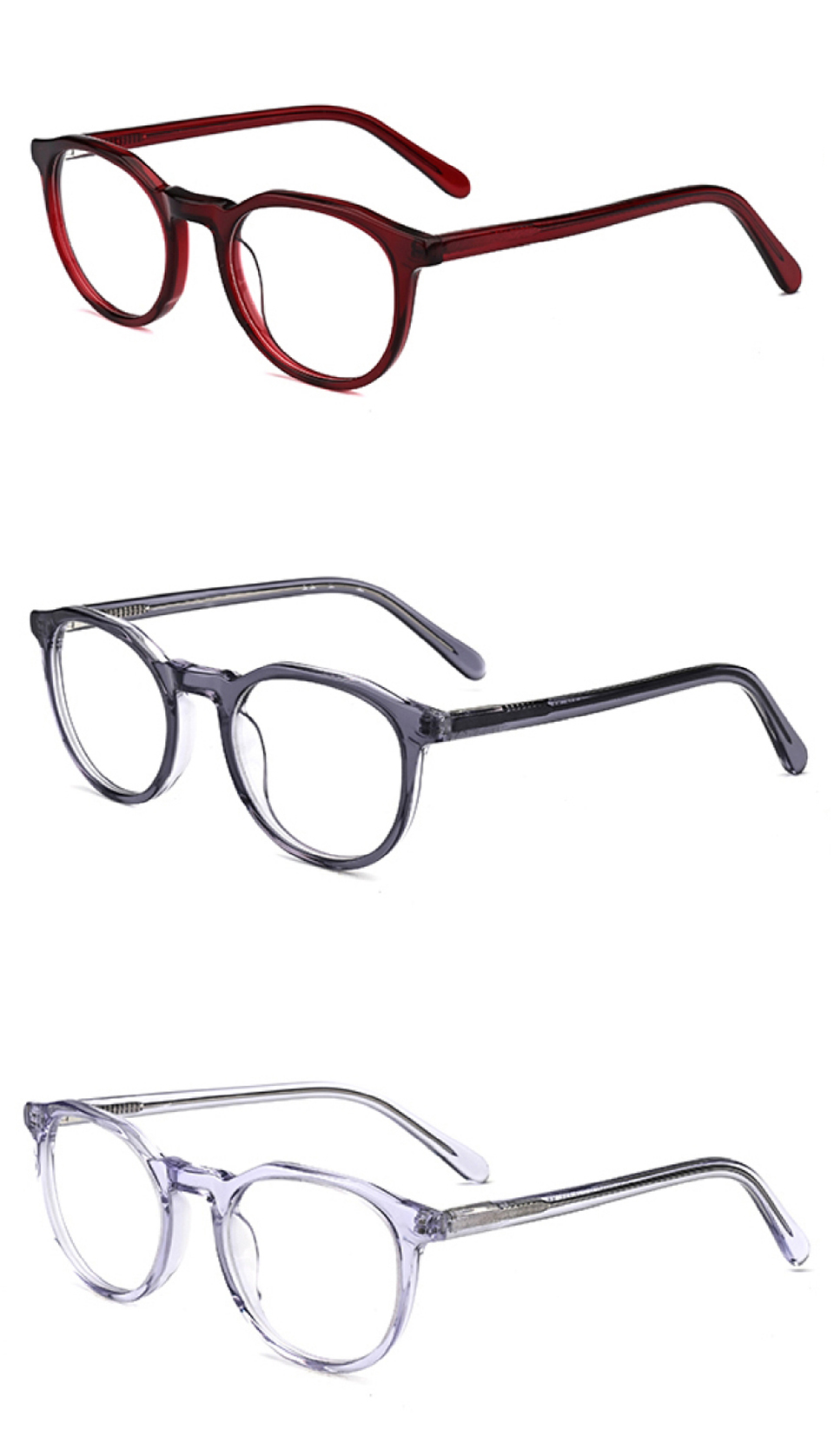Red Acetate Glasses