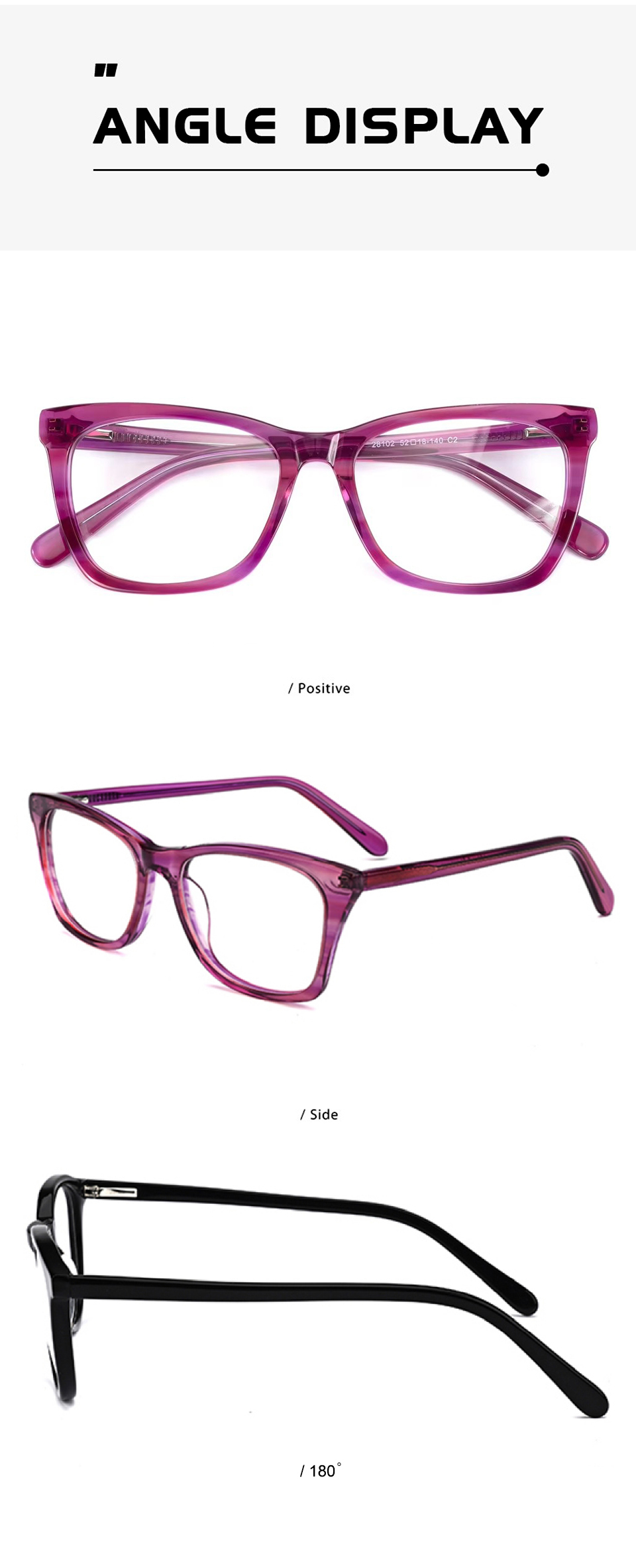 Acetate And Metal Eyeglasses