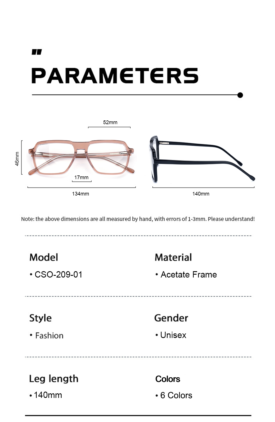 Eyeglasses Frames Acetate