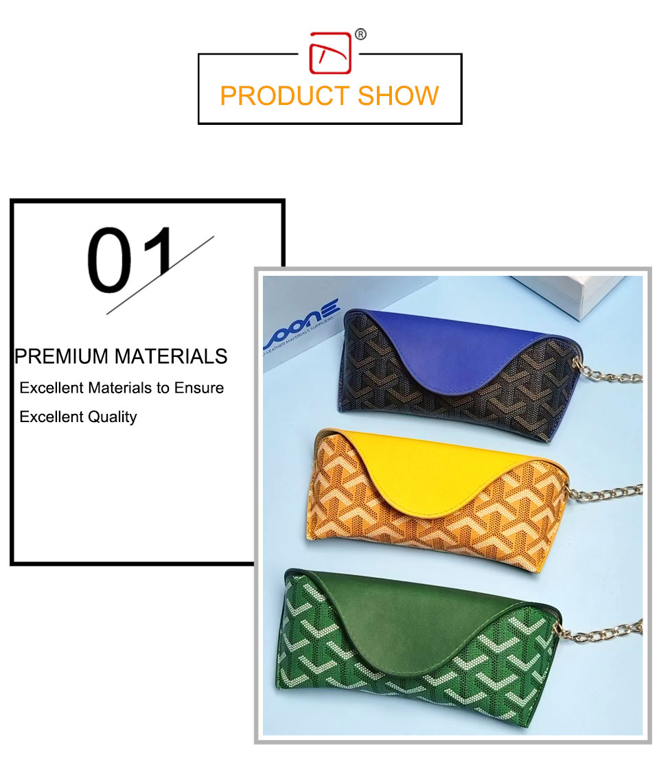 Genuine Leather Glasses Bag